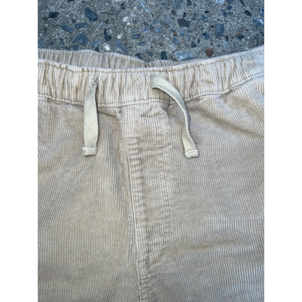 Katin Mens Corduroy Shorts Tan Khaki Elastic Waist Drawstring Stretch XL - Picture 3 of 11